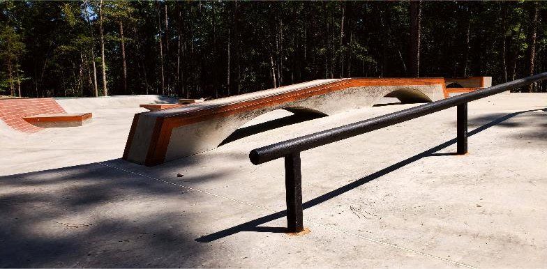 The skate park&rsquo;s street features